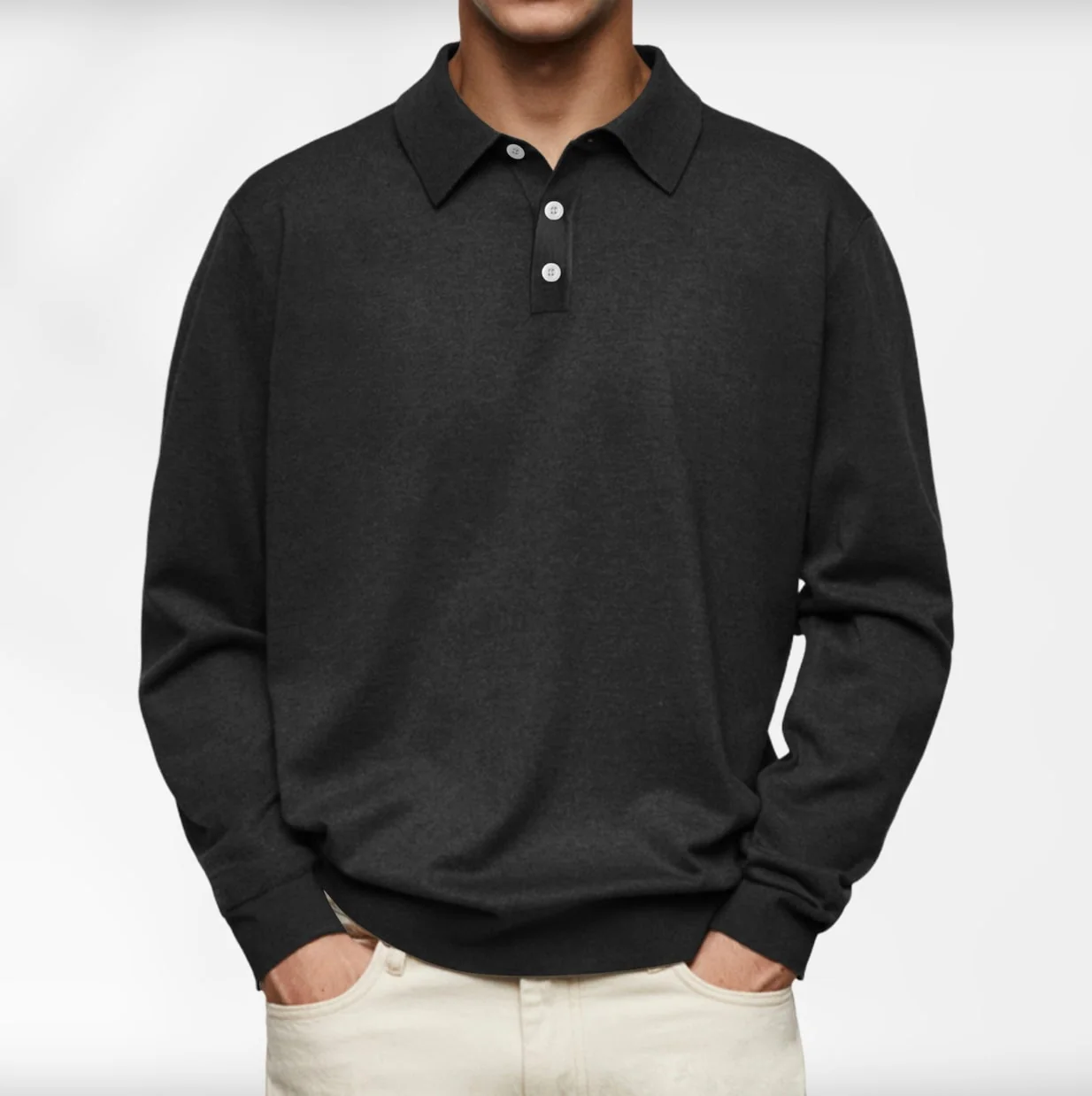 Carl | Langarm-Poloshirt für Herren - Image 4