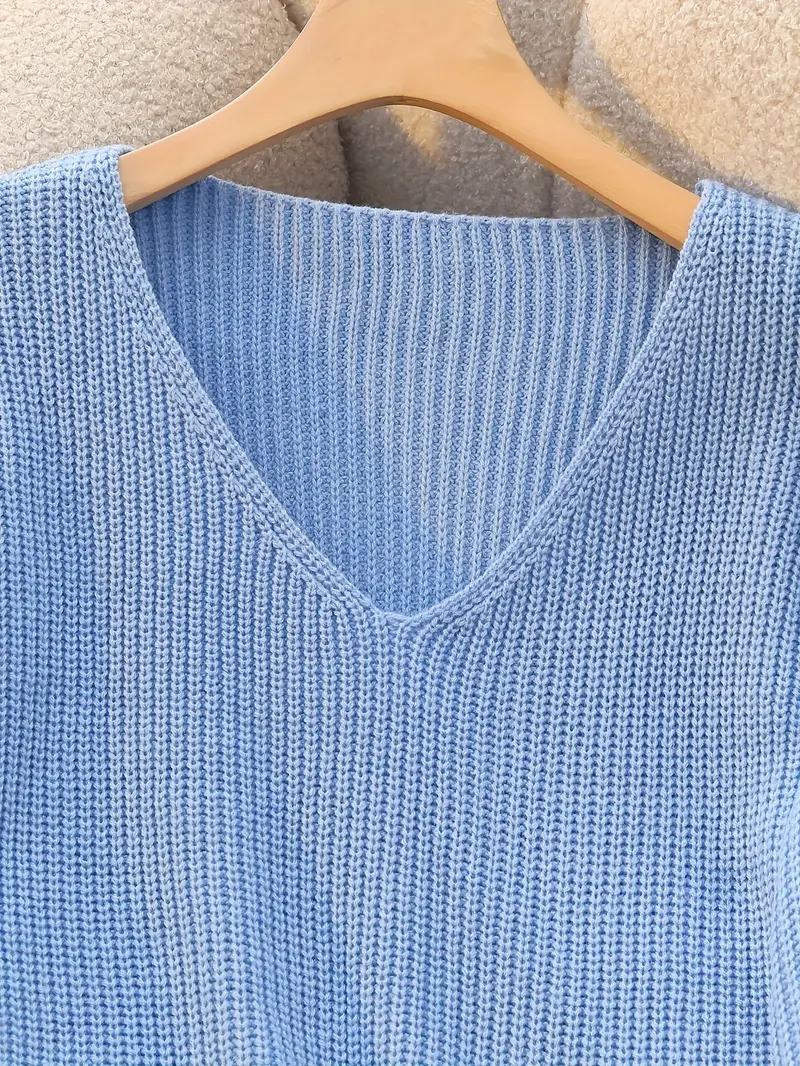 Carlotta – Eleganter Langärmelig Gerippt Pullover - Image 2