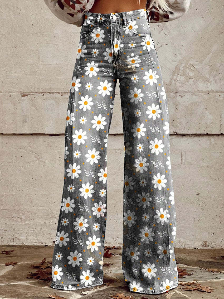 Carlotta | Sommerhose mit weitem Bein