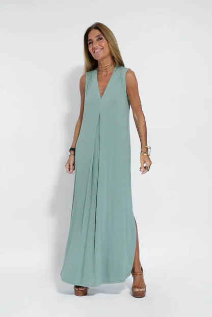Carmela | Elegantes langes Kleid mit Strickjacke - Image 25
