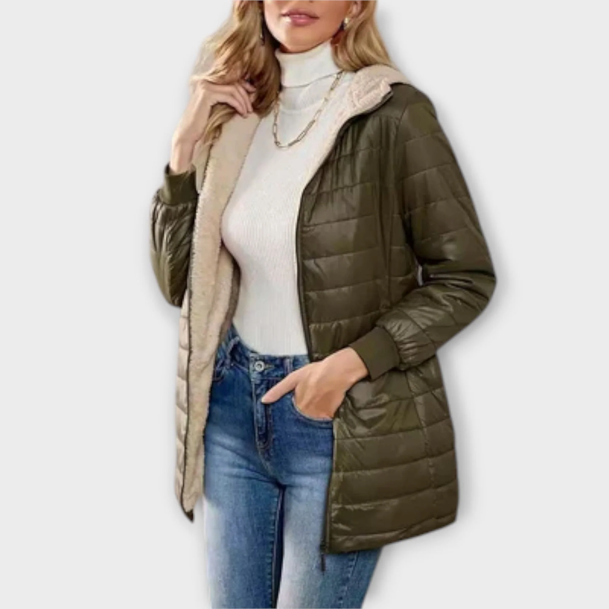 Carolin – Lässige Winterjacke für Damen - Image 3