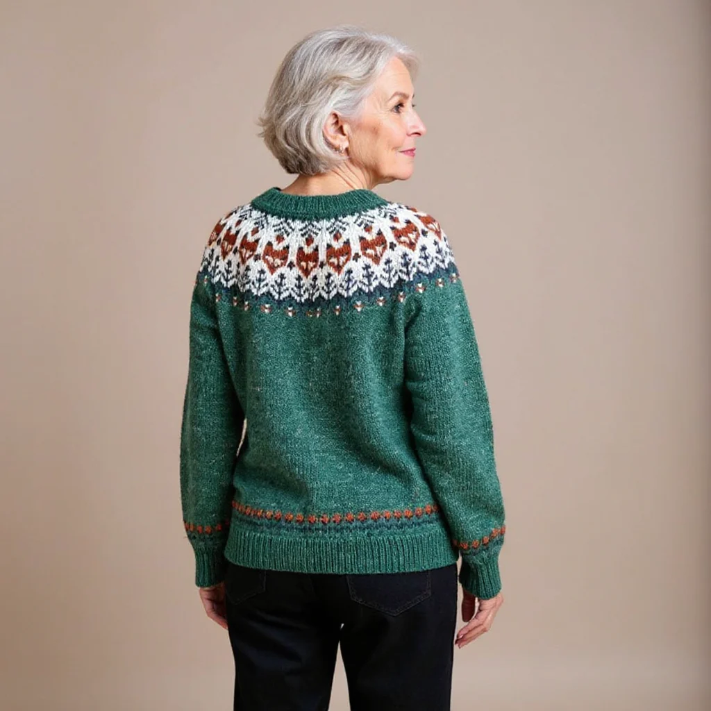 Carolina | Vintage Isländische Strickjacke - Image 3