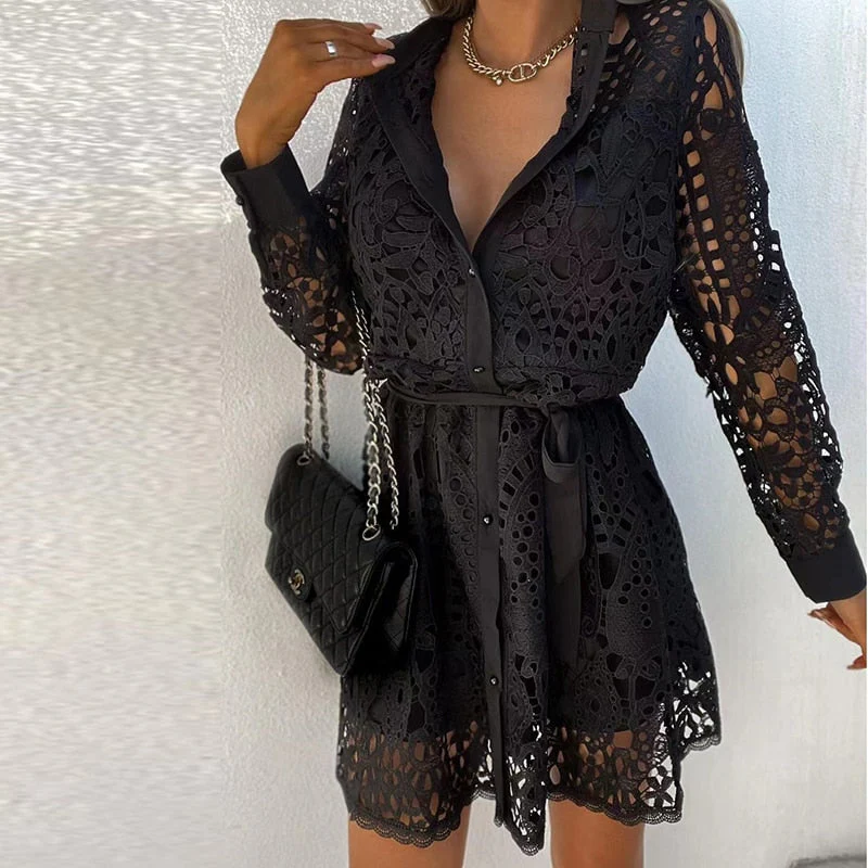 Caroline - Elegantes und bequemes Spitzenkleid für Frauen - Image 3