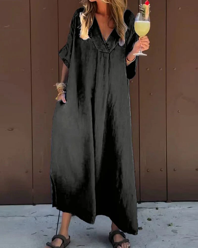 Casual Baumwollkleid - Image 2