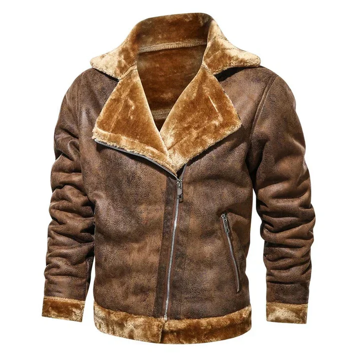 Casual lederjacke im bomber-stil für herren | perfekt für casual days - Image 5