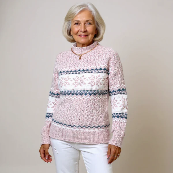 Caterina - Handge Fertigt Woll Pullover - Image 3
