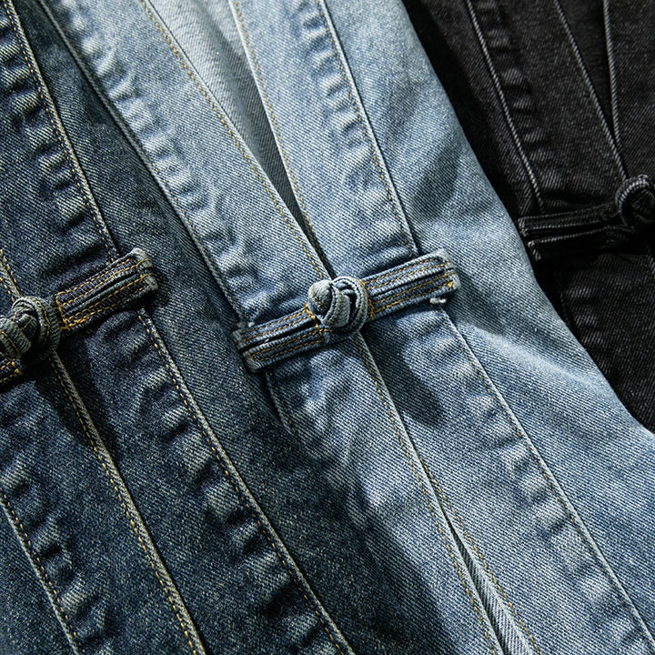 CECANIA - KIMONO-JACKE AUS DENIM - Image 2