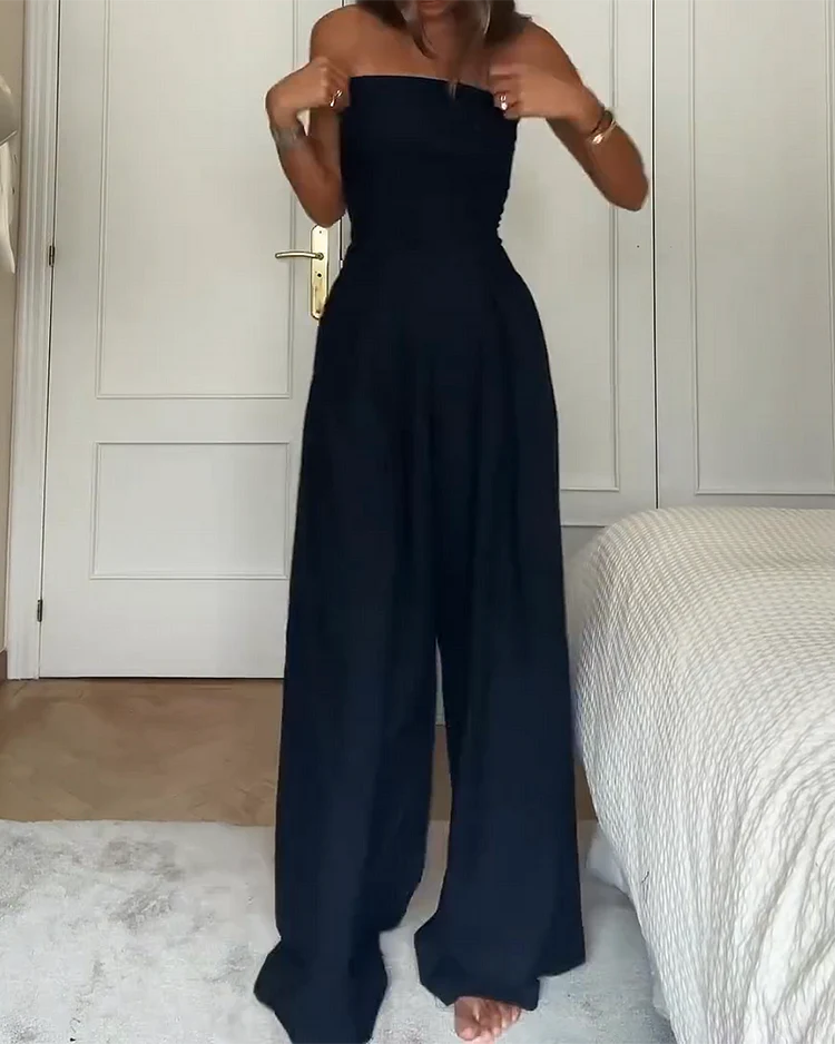 Céleste | Elegante Schulterfreie Jumpsuit - Image 3