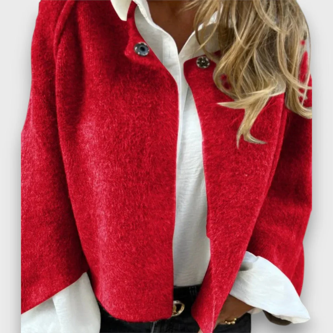 Celeste – Eleganter Kurzcardigan mit weicher Struktur