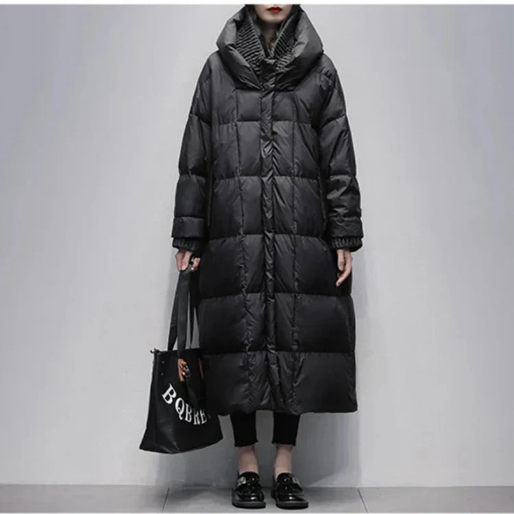 Celie | lange pufferjacke mit daunenumhang - Image 6