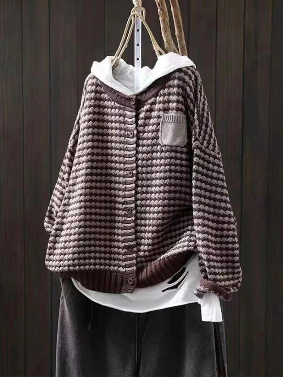 Celine | Strukturiertes Gestricktes Cardigan - Image 3