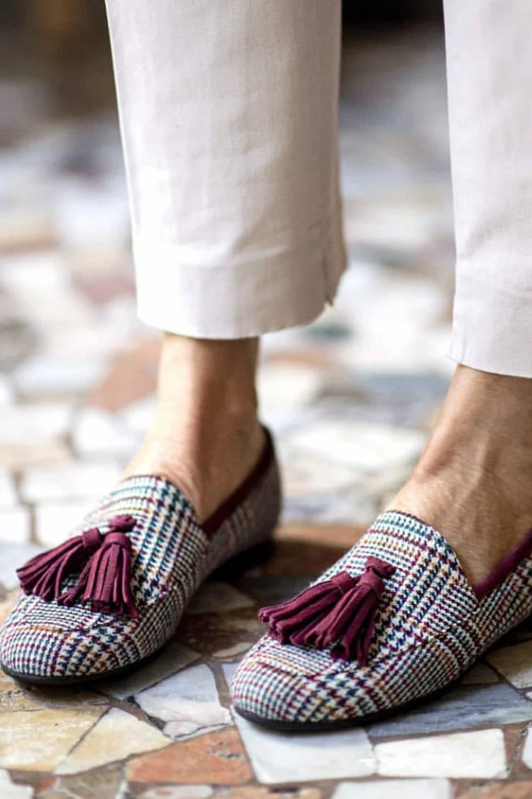 Celinia - Slip-On Loafers mit schottischen Fransen - Image 3