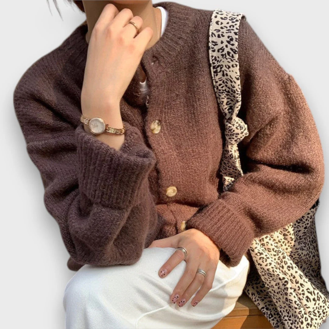 Celore – Warmer Cardigan in Mokka - Image 2