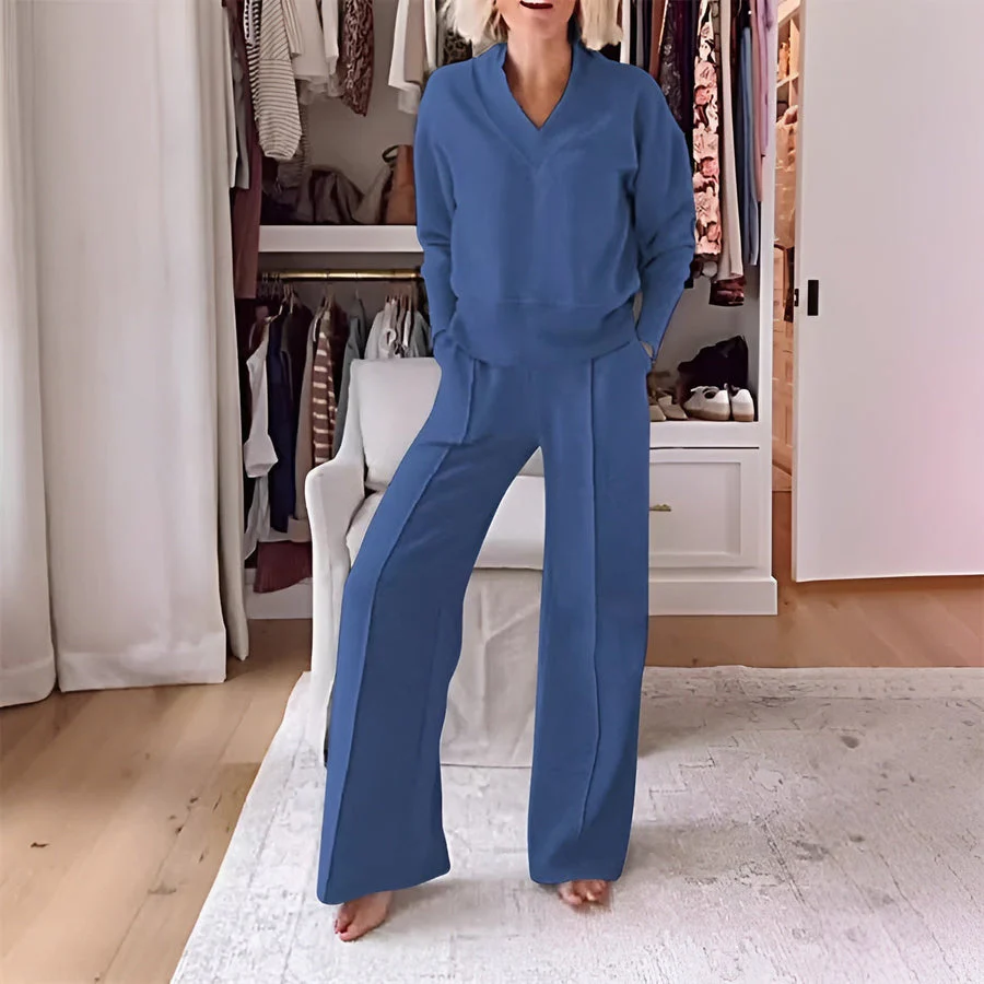CHANTAL - SWEATSHIRT-SET MIT WEITER HOSE - Image 4