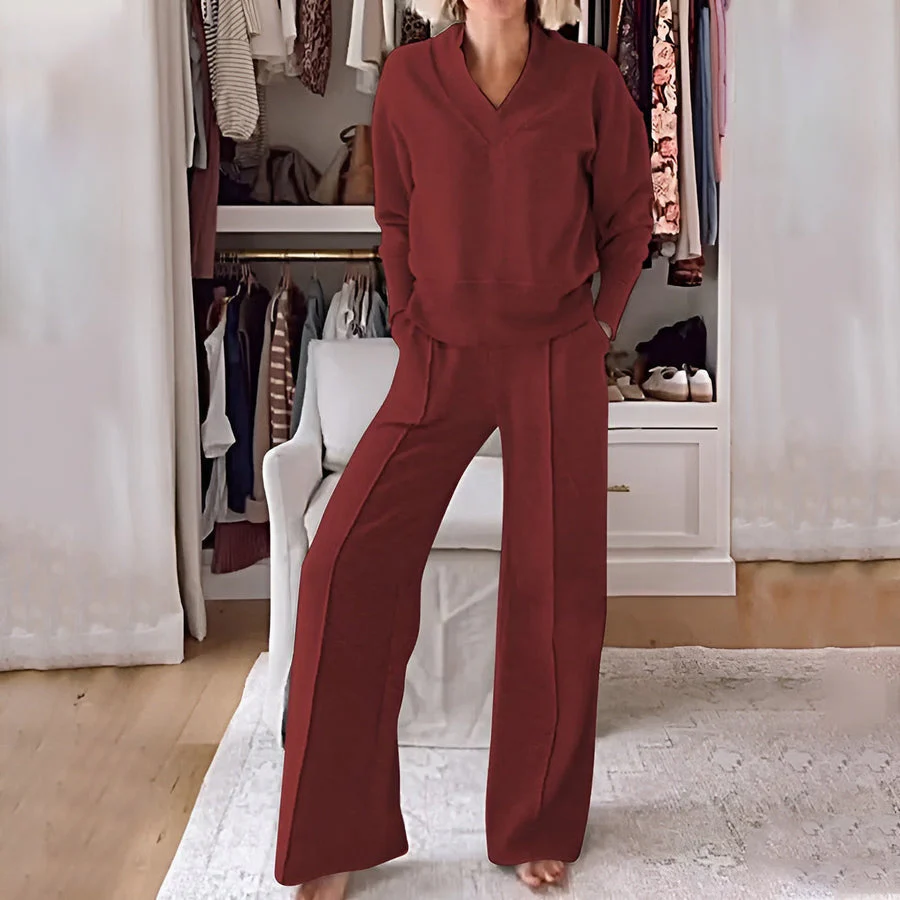 CHANTAL - SWEATSHIRT-SET MIT WEITER HOSE - Image 6
