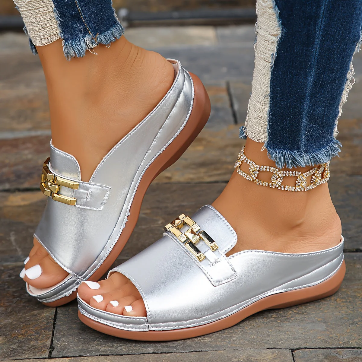CharmVita™ – Elegante Damen Keilsandalen mit Komfort & Stil - Image 3