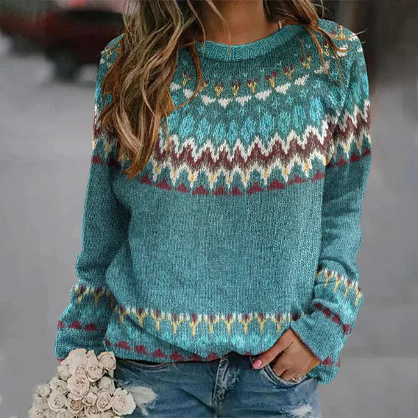 Chiaara - Handge Fertigt Woll Pullover