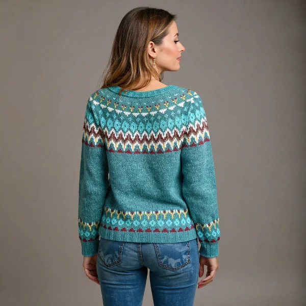 Chiaara - Handge Fertigt Woll Pullover - Image 2