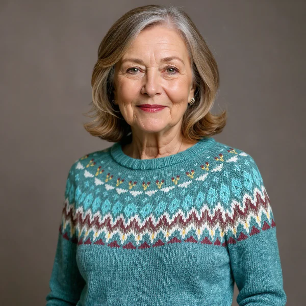 Chiaara - Handge Fertigt Woll Pullover - Image 3