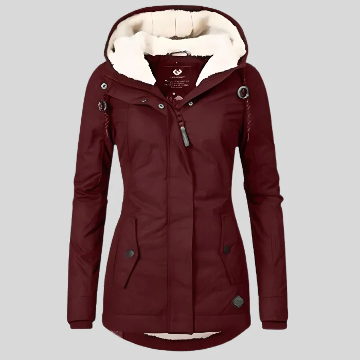 Christin | Wasserdichte Lange Kapuze jacke - Image 6
