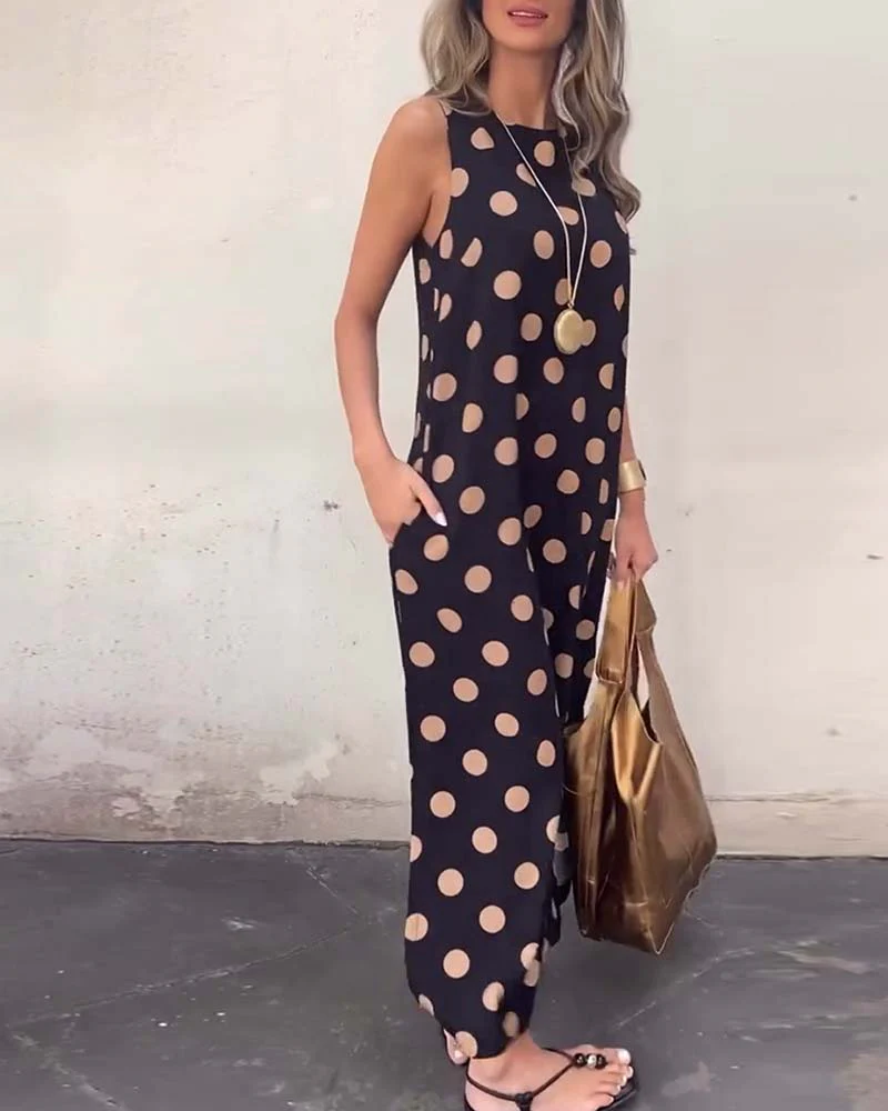 Christine™ | Elegantes Kleid mit Punkten - Image 5
