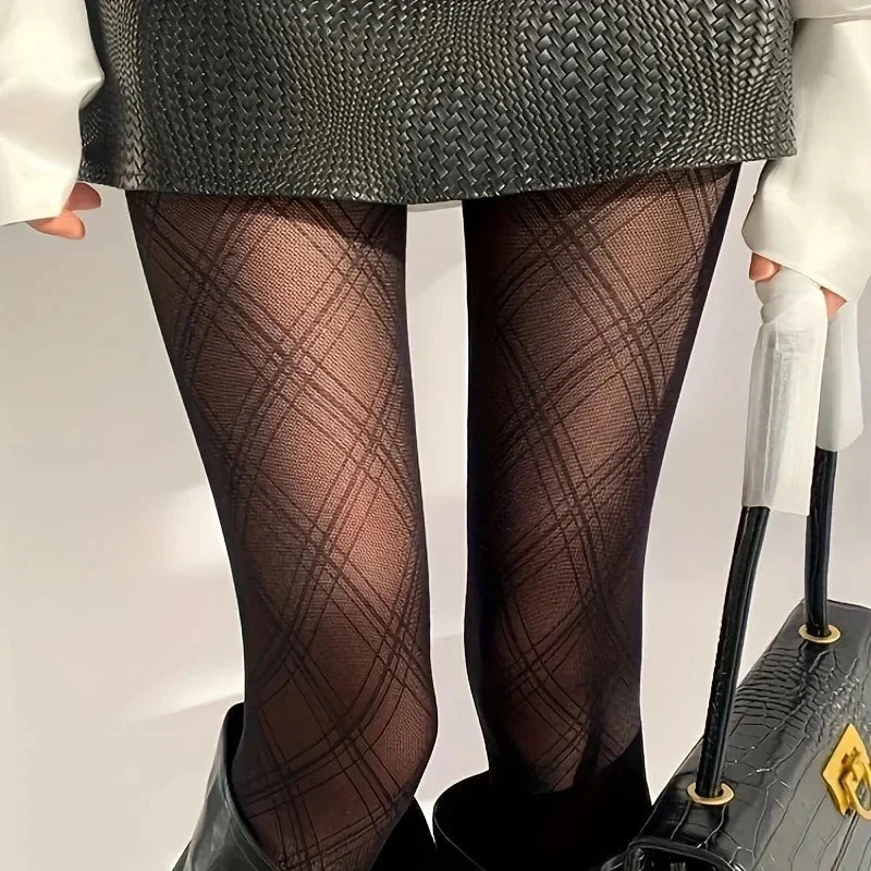 Christine | Strumpfhose mit Rautenmuster im Vintage Stil - Image 5