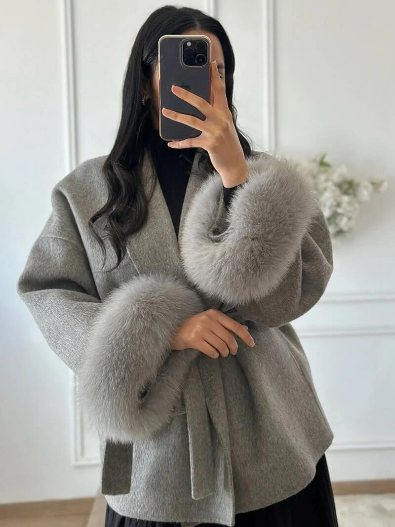Clara | Eleganter Winter Mantel für Damen Kurz - Image 3