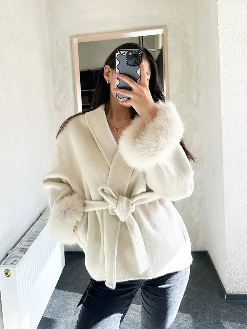 Clara | Eleganter Winter Mantel für Damen Kurz - Image 5