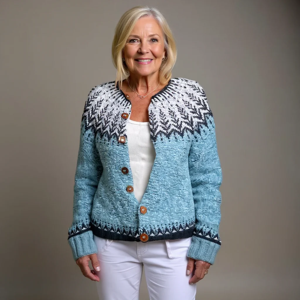 Clara | Vintage Isländische Strickjacke - Image 2