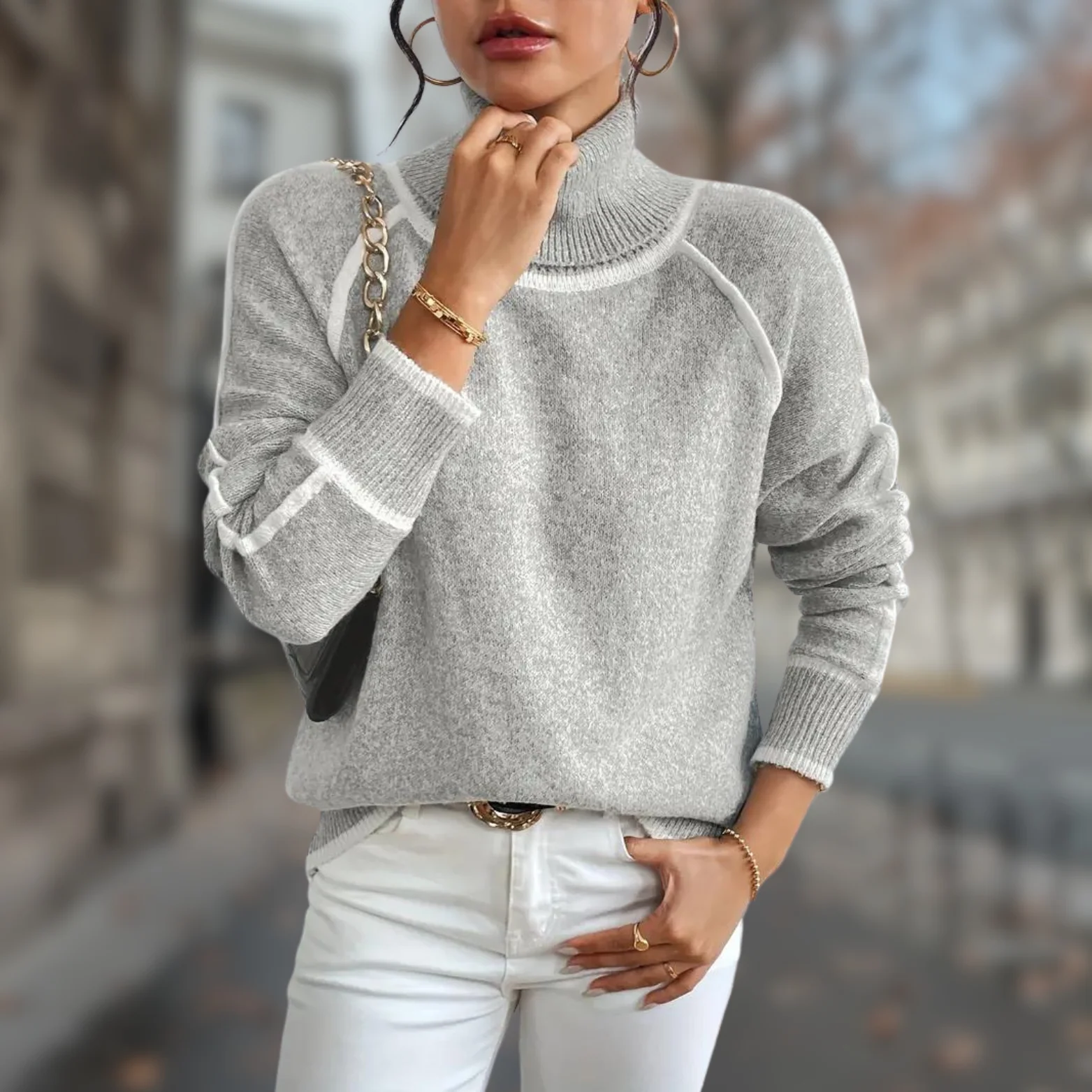 Clara | Warmer Rollkragenpullover für kalte Tage - Image 3
