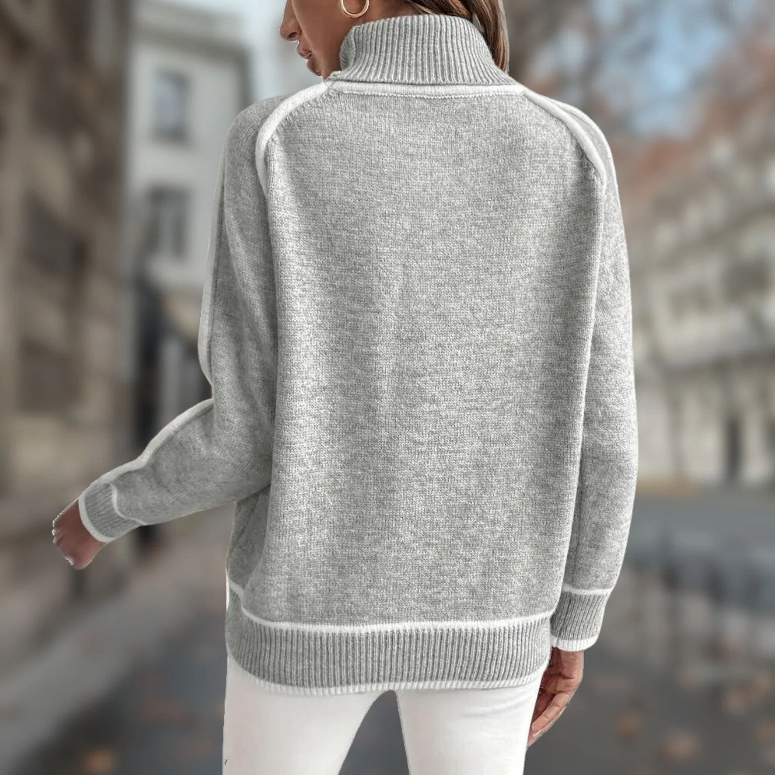 Clara | Warmer Rollkragenpullover für kalte Tage - Image 4