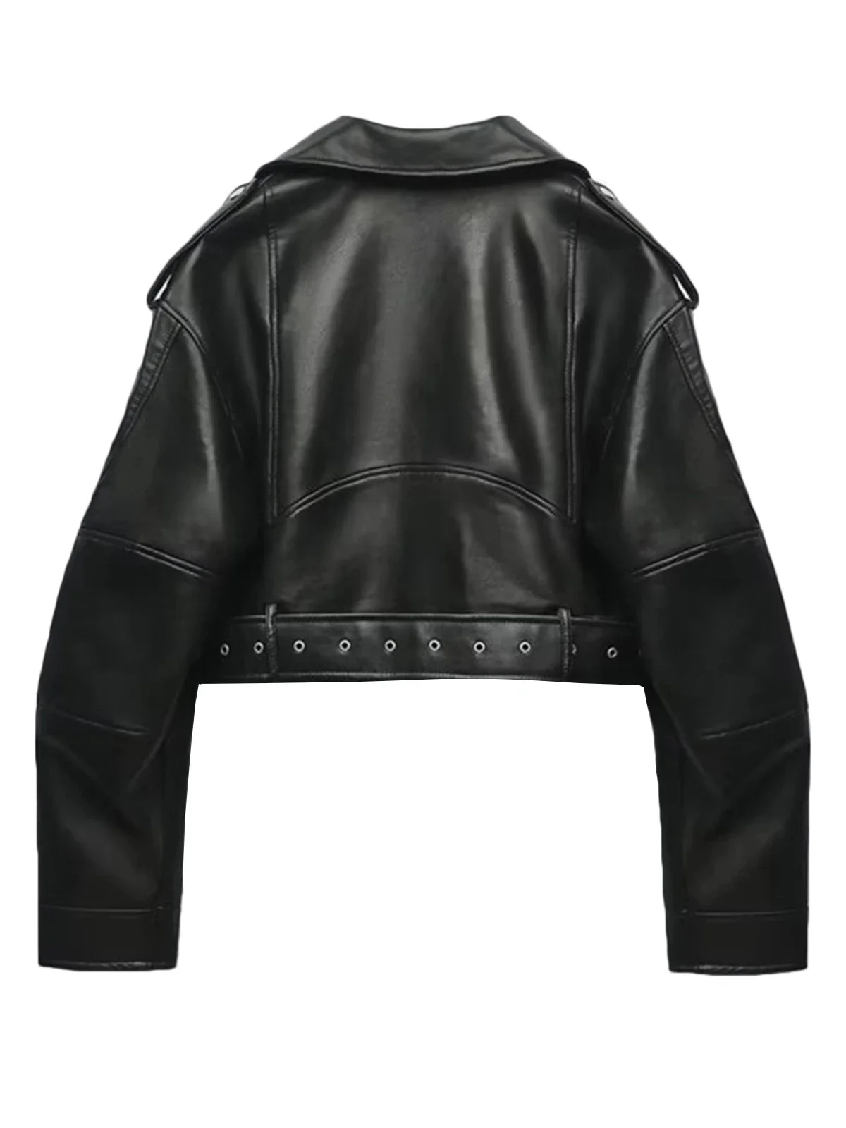 Claudia | Klassische jacke aus Kunstleder