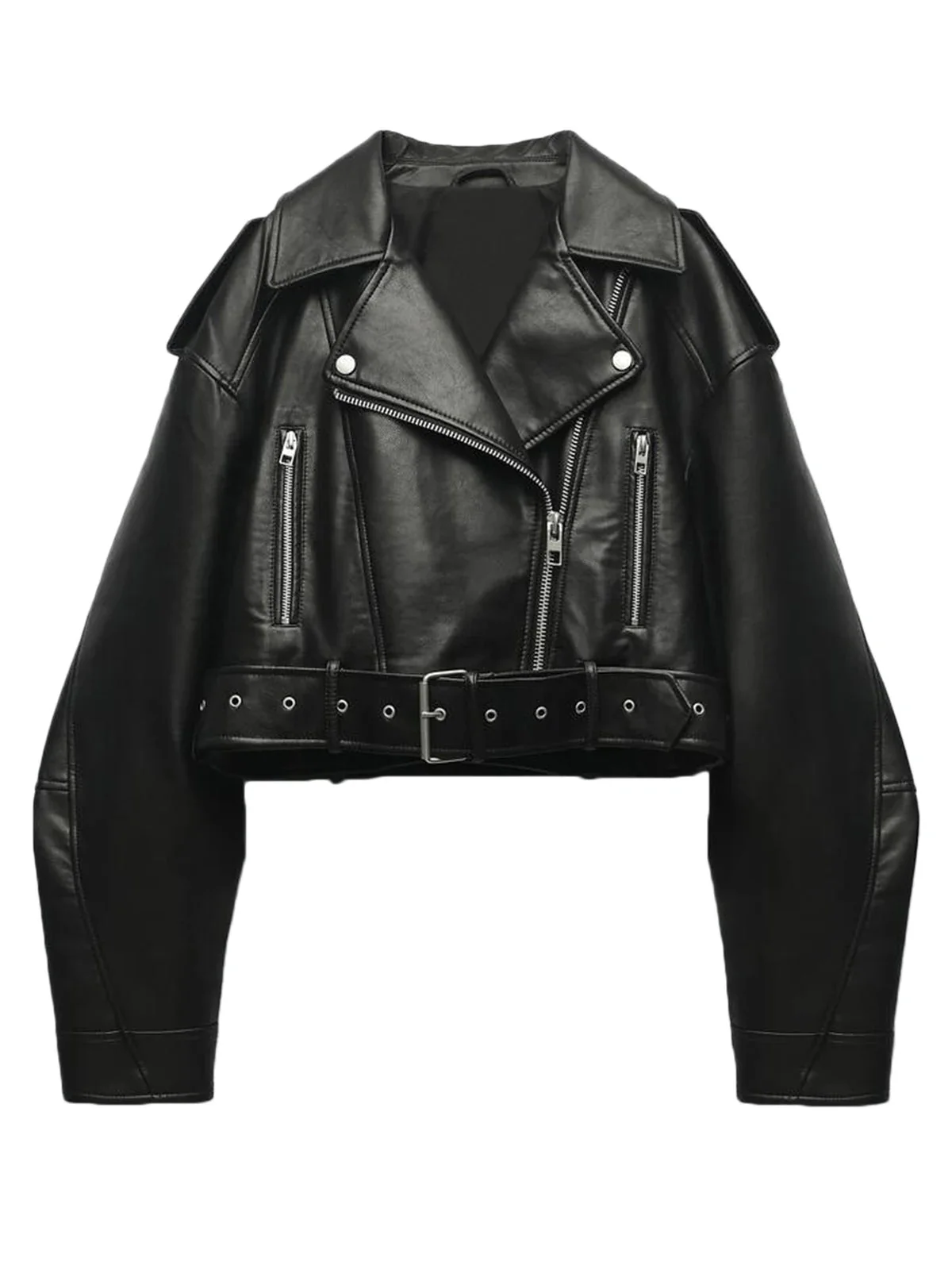 Claudia | Klassische jacke aus Kunstleder - Image 6