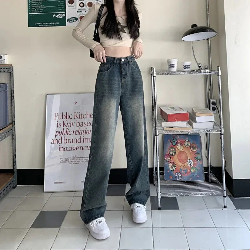 Claudia | klassischen und Vintage Stil Baggy Jeans - Image 3