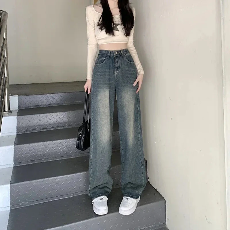 Claudia | klassischen und Vintage Stil Baggy Jeans - Image 4