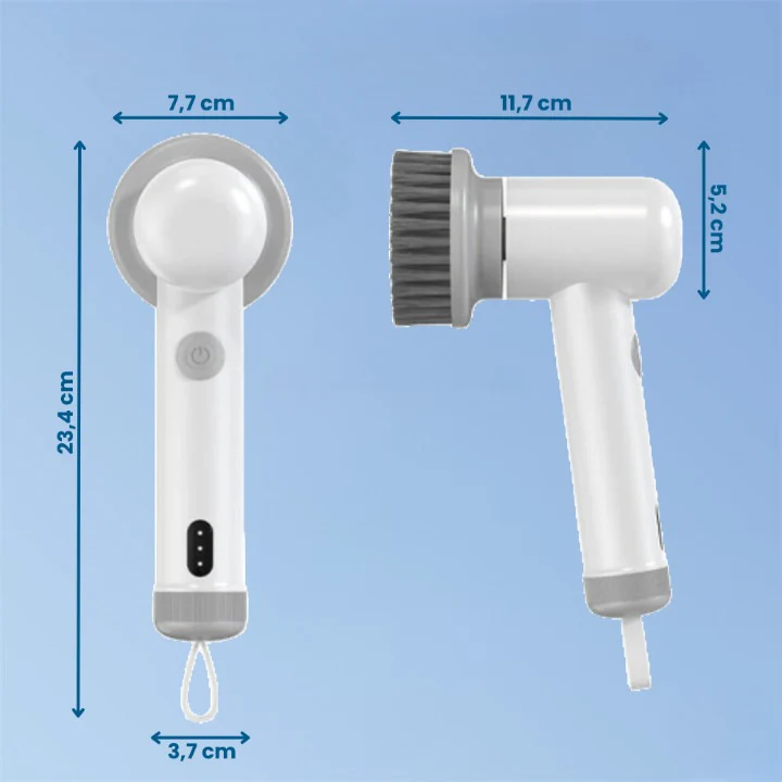 CleanForce – Elektrische Schrubzbürste Professionelle Küchen- und Herdreiniger - Image 11