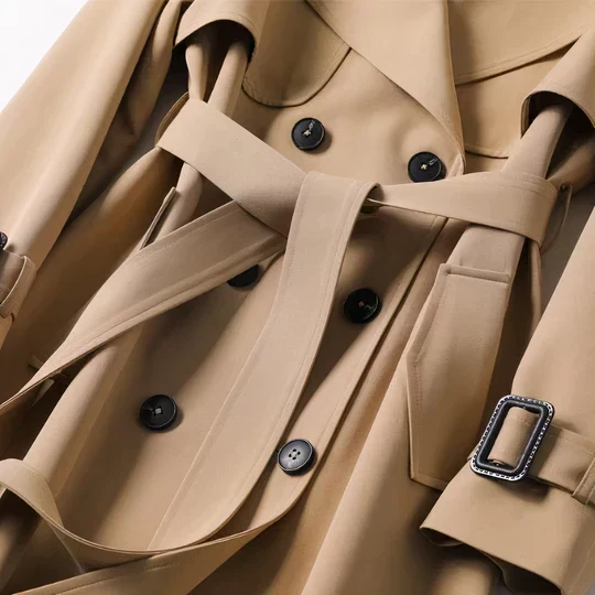 Clotilde | damen trench mantel | warme - Image 3