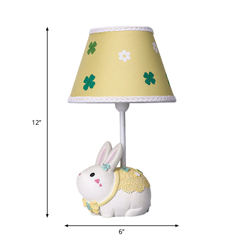 CloverHop – Comiclampe für Kaninchenbasis in Gelb - Image 2