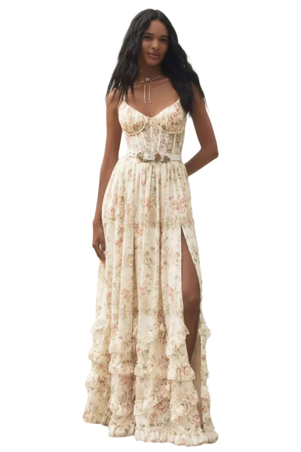 Colette Blumenmuster Maxikleid - Image 13
