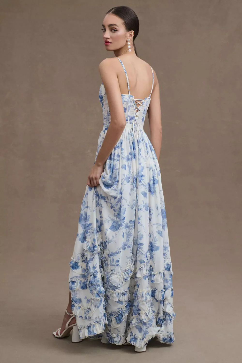 Colette Blumenmuster Maxikleid - Image 4