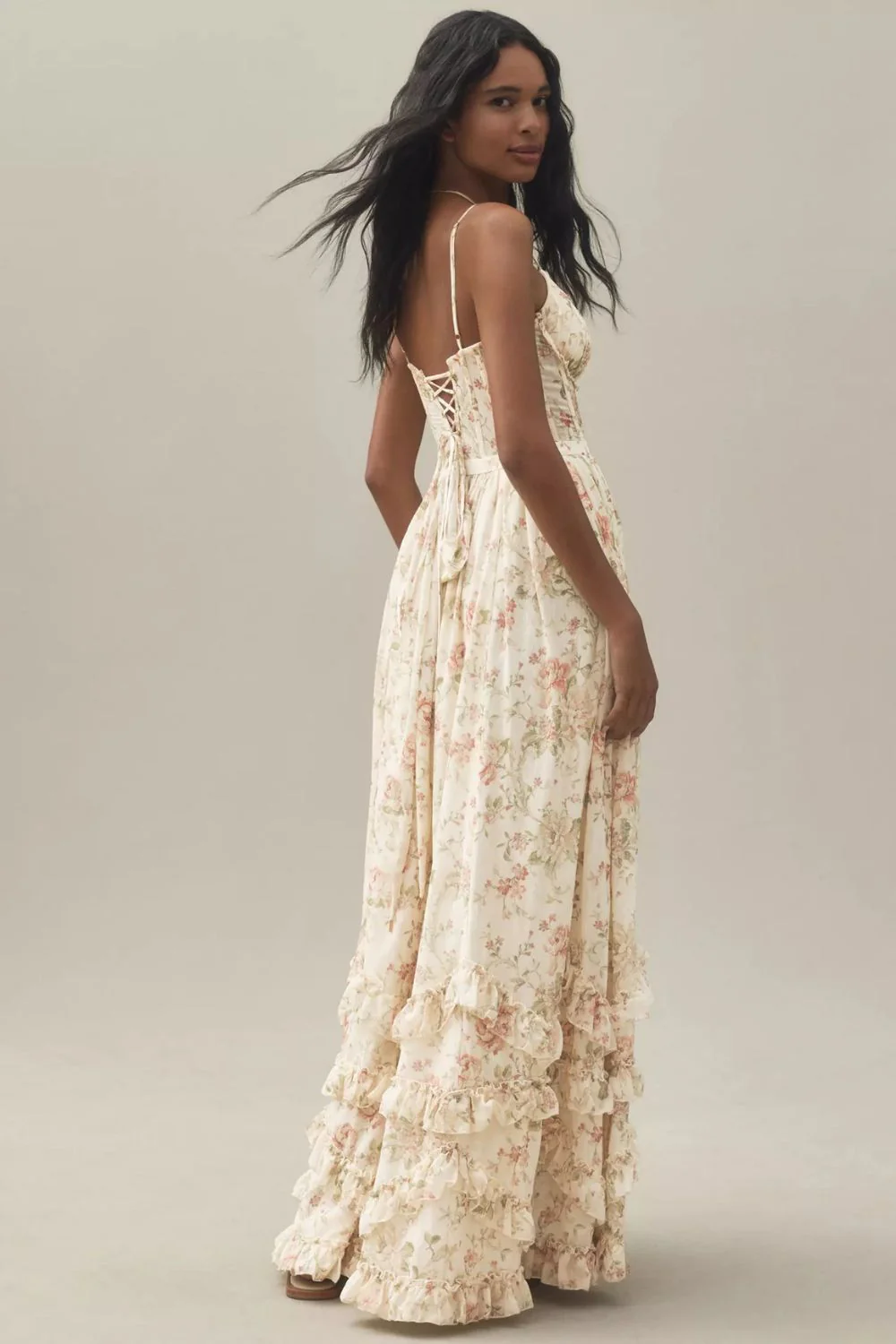 Colette Blumenmuster Maxikleid - Image 9