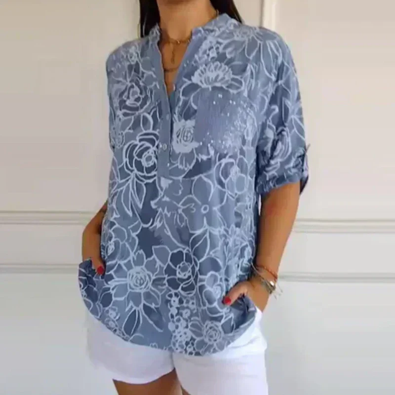 Comfina™ - Luftige Bluse mit Blumenmuster - Image 5