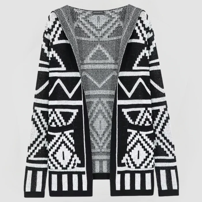 CONRAD - STRICKJACKE MIT GEOMETRISCHEM MUSTER - Image 3