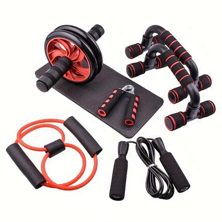 CoreMax Fitness-Set – 7-teiliges Workout für starke Bauchmuskeln und Rumpfmuskulatur