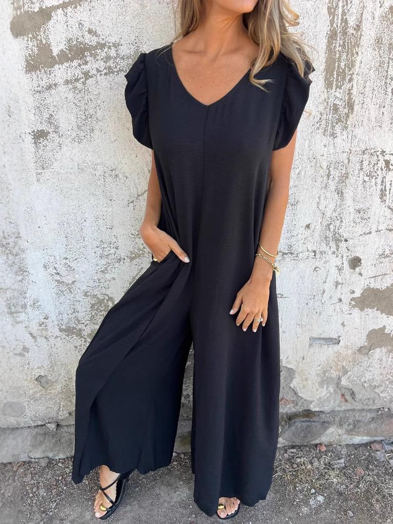 Corrina™ | Eleganter Overall mit V-Ausschnitt - Image 10