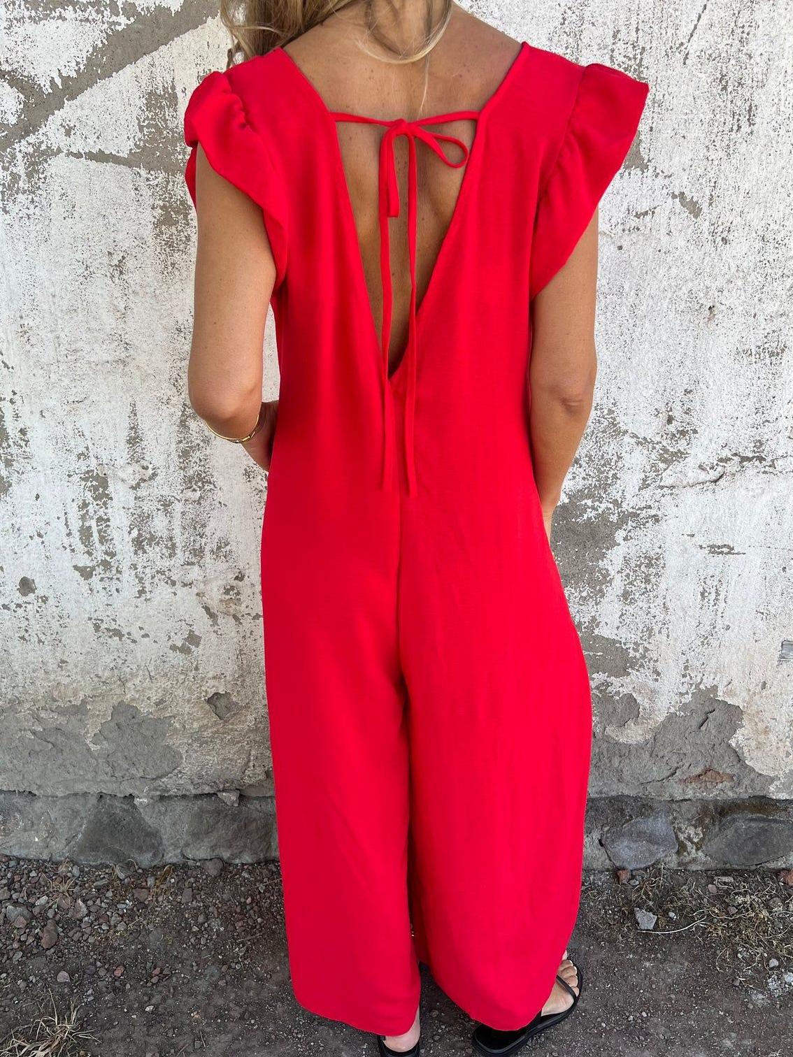 Corrina™ | Eleganter Overall mit V-Ausschnitt - Image 7