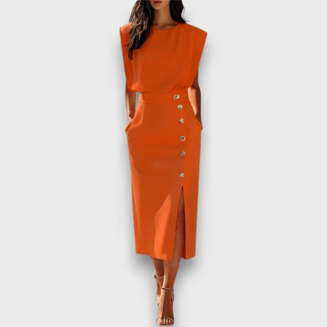 Corvaya – Bleistiftkleid mit Knopfleiste - Image 11