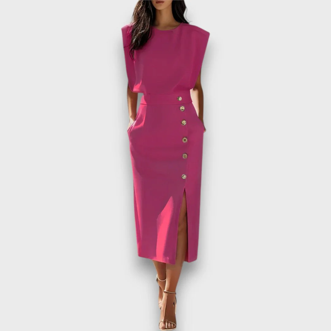 Corvaya – Bleistiftkleid mit Knopfleiste - Image 8