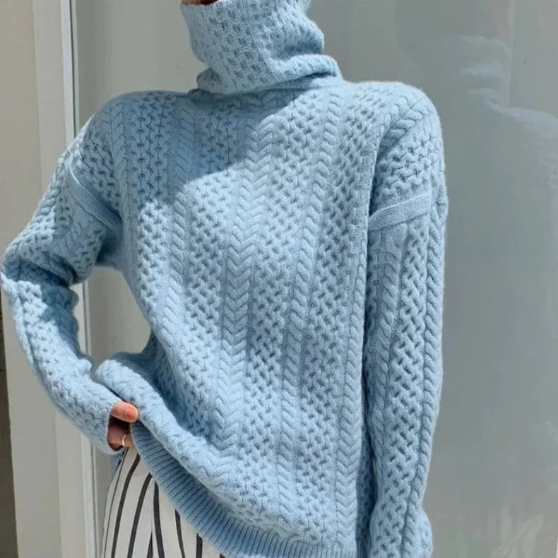 Couture Rollkragenpullover Damen - Image 5