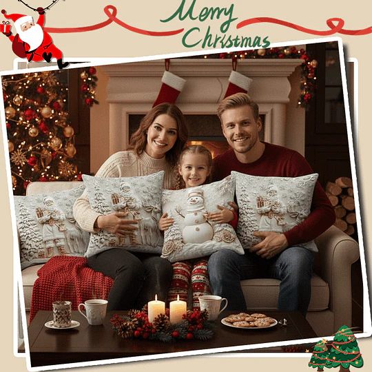 CozyFest – Weihnachtlich Gestalteter Kissenbezug Für Wohnkultur - Image 5